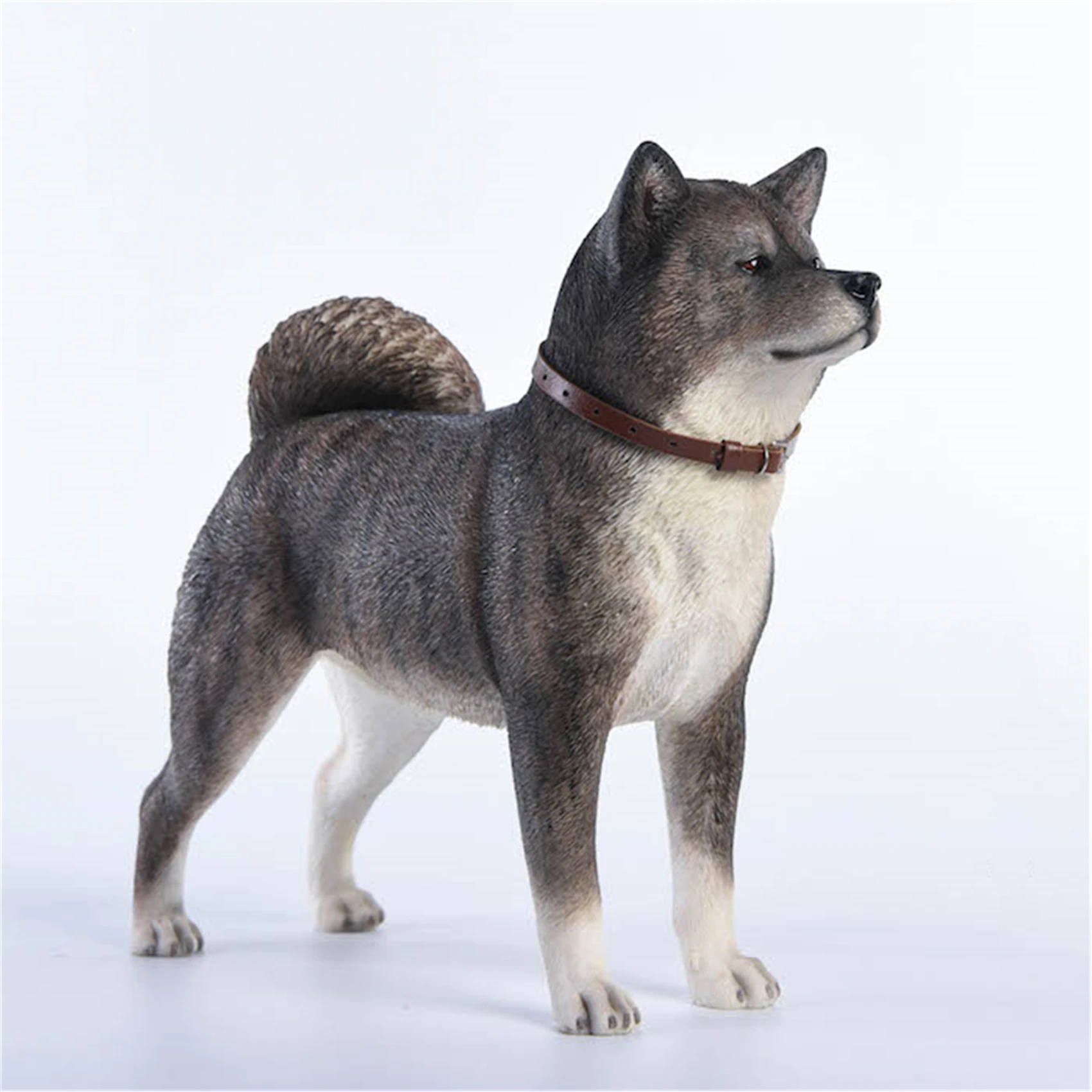 わんちゃん ZXK 1:6 スケール日本の秋田犬ペットフィギュア癒し動物