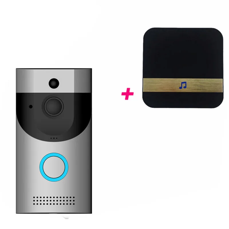 

Wireless Smart WiFi IR Video Doorbell Door Ring Intercom Security Camera Bell