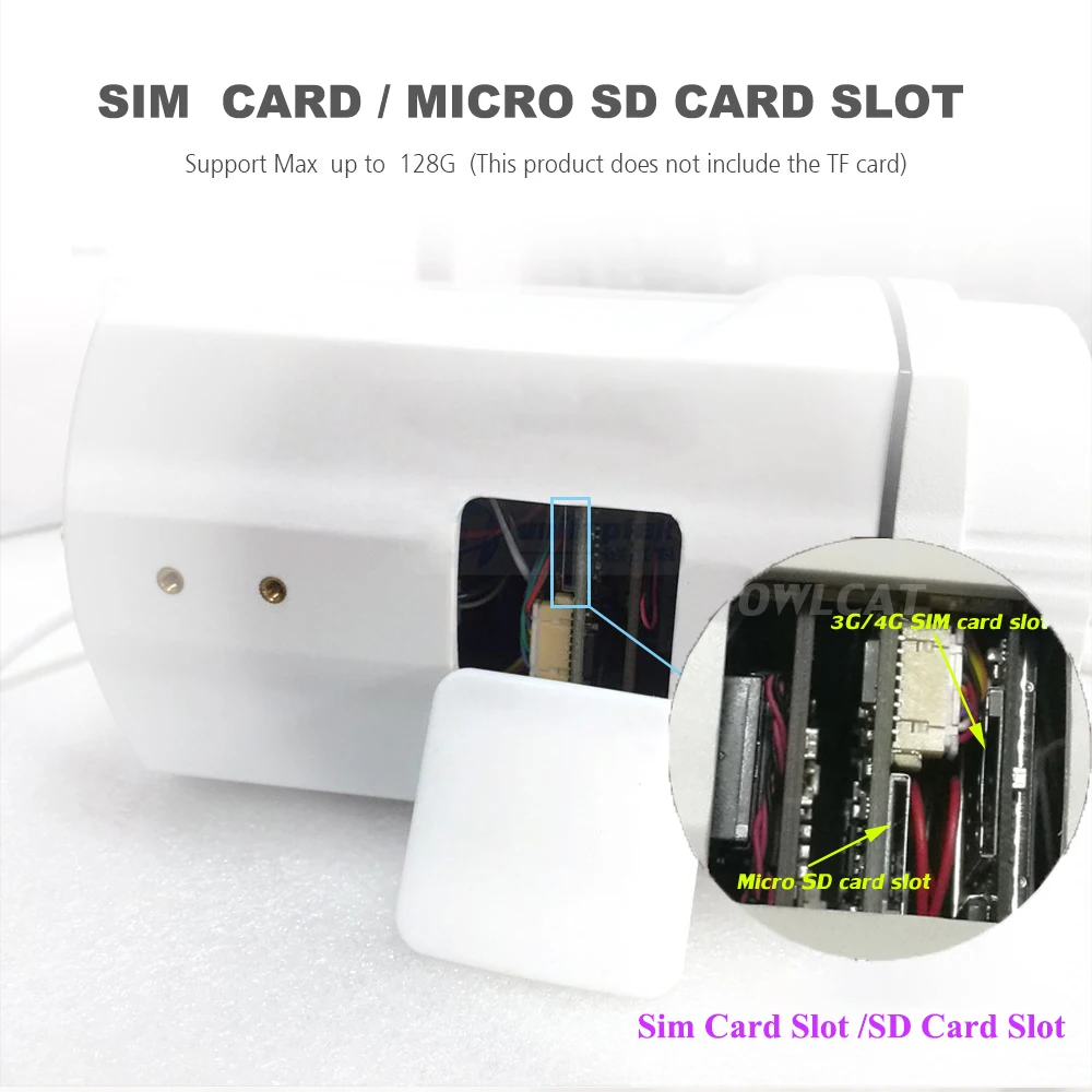 OwlCat HD Sony 2MP 5MP Наружная цилиндрическая IP камера Wifi PTZ 5X 10X Zoom 3G 4G SIM карта