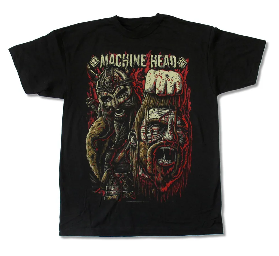 

Machine Head This Is Not A Game Mens Black T Shirt New Merch Harajuku Hip Hop Tee Shirt