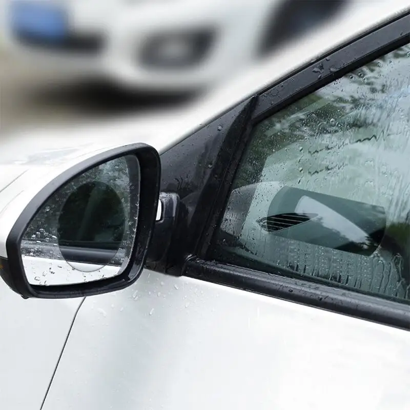 Пара пленка на зеркало заднего вида автомобиля HD противотуманная анти-царапина непромокаемая задняя крышка 15*10 см Авто зеркало наклейка запчасти