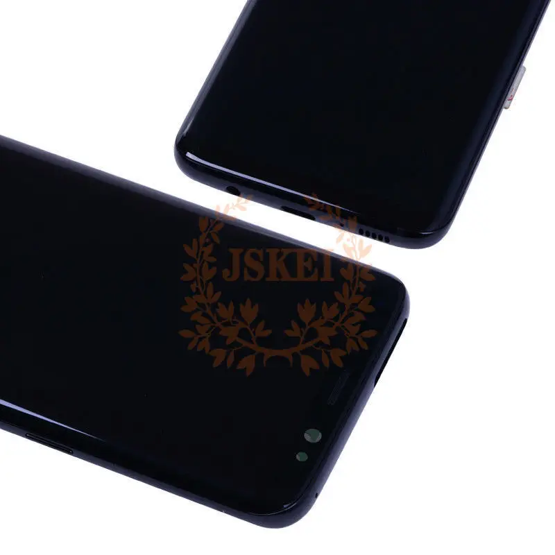 Для samsung OLED S8 S8+ Plus lcd Super Amoled дисплей SM-G9550 G955 G950 кодирующий преобразователь сенсорного экрана в сборе с рамкой