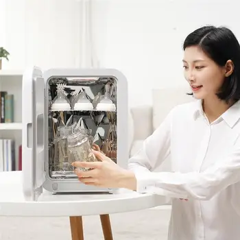 

Xiaolang HD-ZMXDJ01 Portable Desktop Disinfection Cabinet UV Light Ozone Lamp Sterilization Baby Tableware Toothbrush Sterilizer