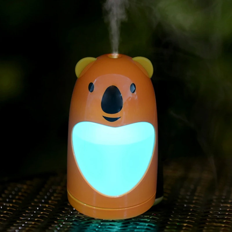 Свежий воздух увлажнитель зарядка через usb 7 цветов изменить светодиодный ночной Светильник ароматических масел, аэрозольный распылитель для автомобиля Офис