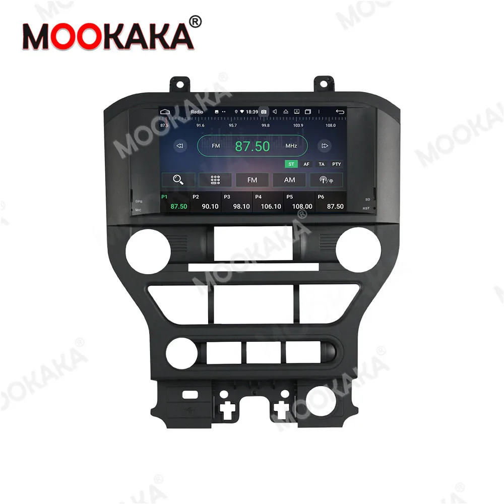 Carplay Android 10 Car GPS Navigation For Ford Mustang 2015+ Autostereo headunit Multimedia player Car radio tape recorder GT500