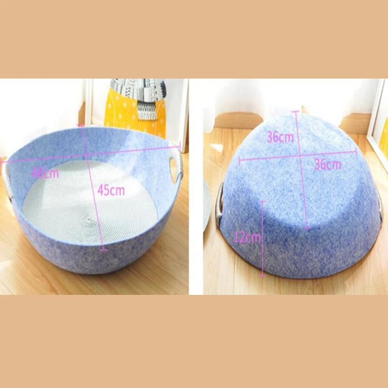 Pet Cat Dog House Kennel Puppy Cave Sleeping Bag Bed Mat Pad Warm Nest