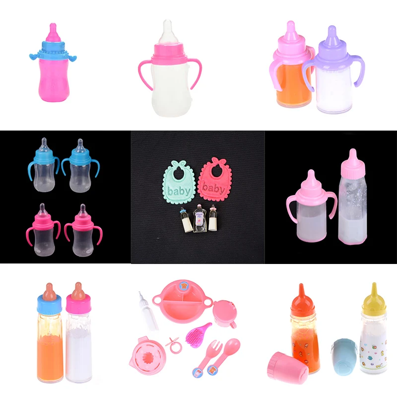 1:12 Doll House Miniature Baby Bottles Shampoo Bib Set Nursery Accessory Gift~ag