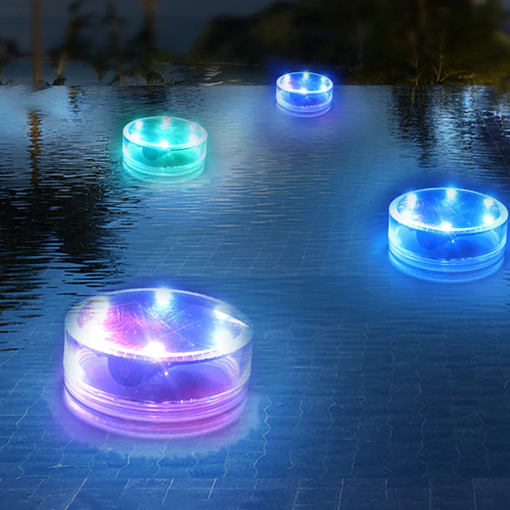 best underwater boat lights LED Waterproof Underwater Solar Lamp Swimming Pool Light Fountain Decor Solar Powered Color Party Night Light for Yard marine underwater lights