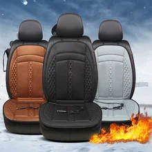 12 В чехлы для сидений автомобиля с подогревом, универсальный подогреватель сидений для зимнего отопления, тепловая подушка для сидений, автомобильные аксессуары