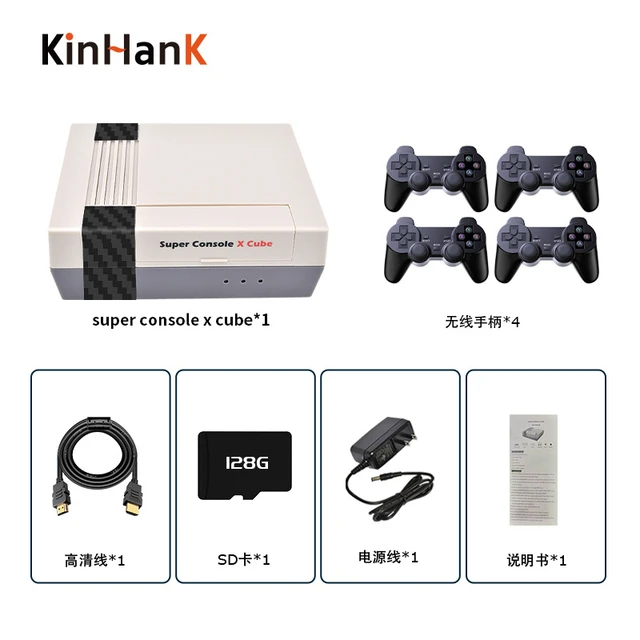 Retro Video Game Consoles Super Console X Max 4K HD Wifi With 50000+ Games  For PS1/PSP/N64/SS Game Player TV Box - AliExpress