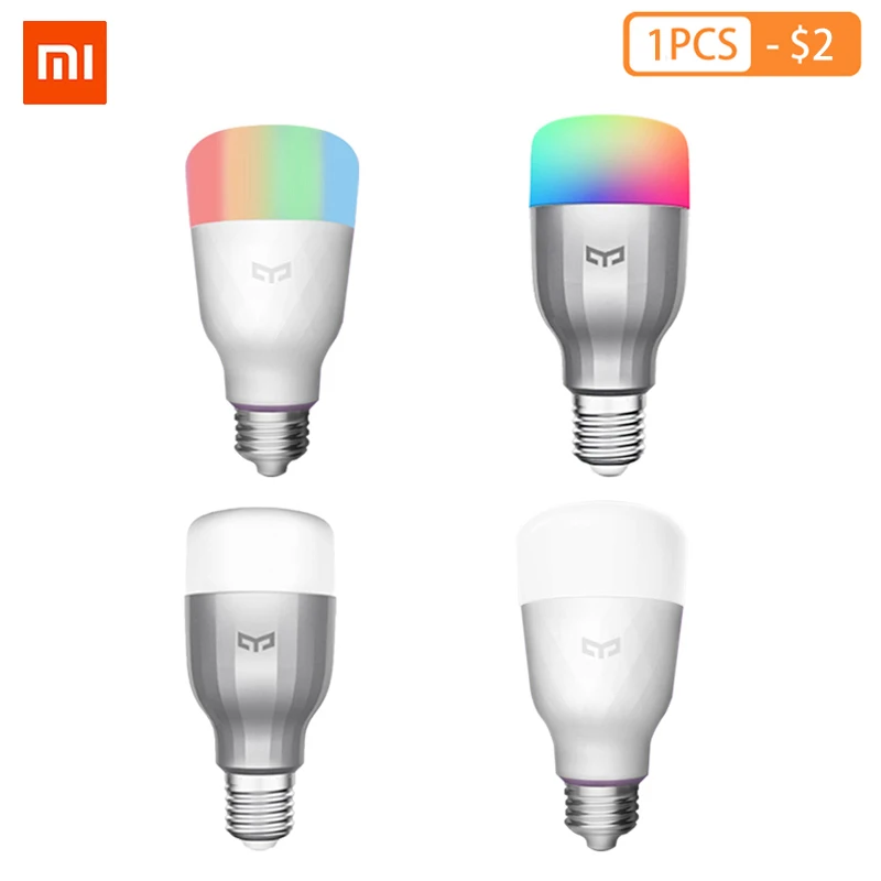 

Yeelight Colorful Bulb E27 Smart APP WIFI Remote Control Smart LED Light RGB / Colorful temperature Romantic lamp bulb