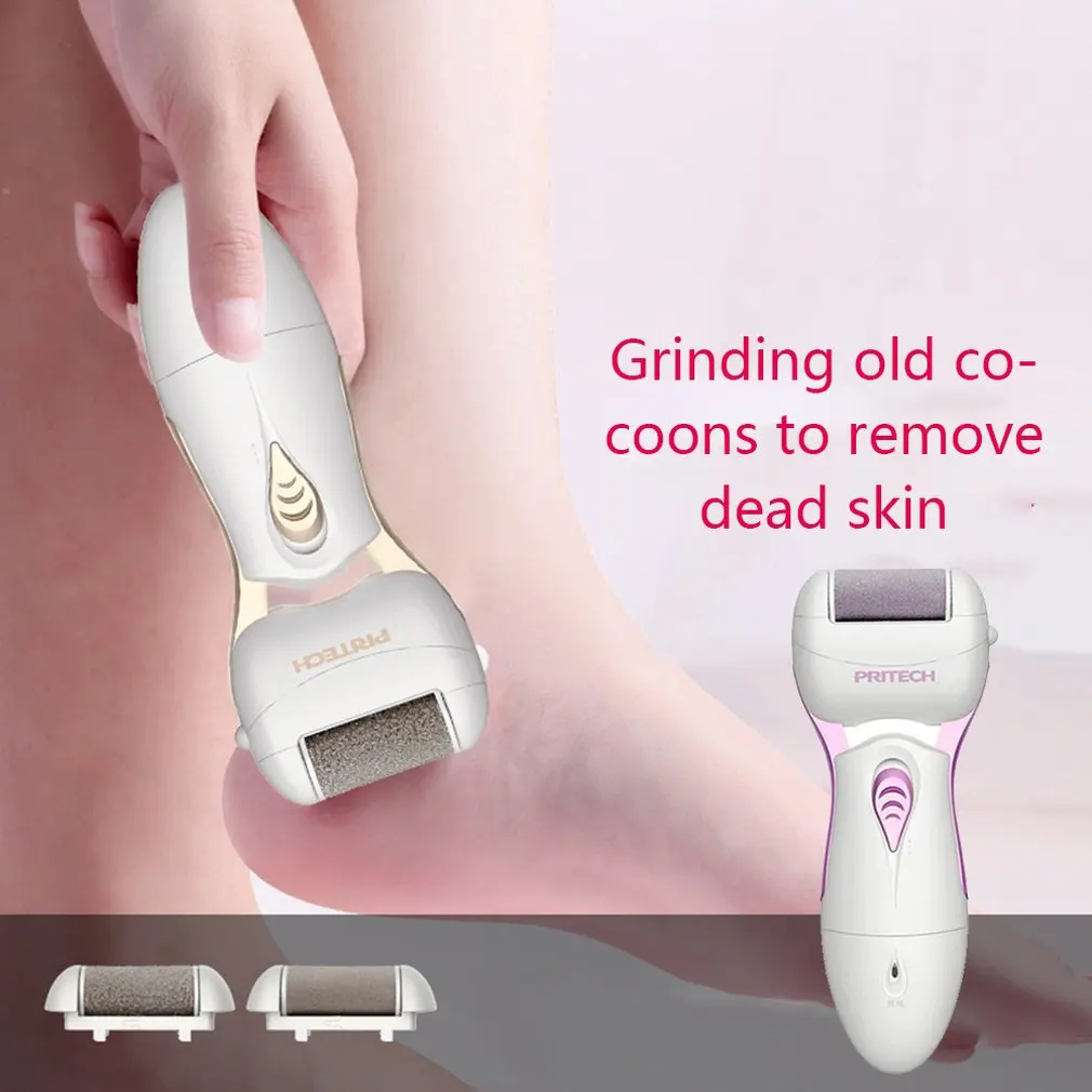 Mini Portable Rechargeable Electric Foot Polisher Exfoliation Waterproof Pedicure Foot Care
