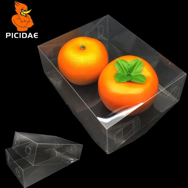 Pvc Transparent Gift Box Display Upper Lower Cover Flat Plastic Packing Baked Food Cookie Cosmetic Candy Fruit Souvenir Toy | Дом и сад