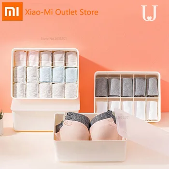 

Xiaomi Youpin Jordanjudy Underwear Storage Box Home Bra Underwear Socks Storage Compartment Drawer Underwear Finishing Box Store