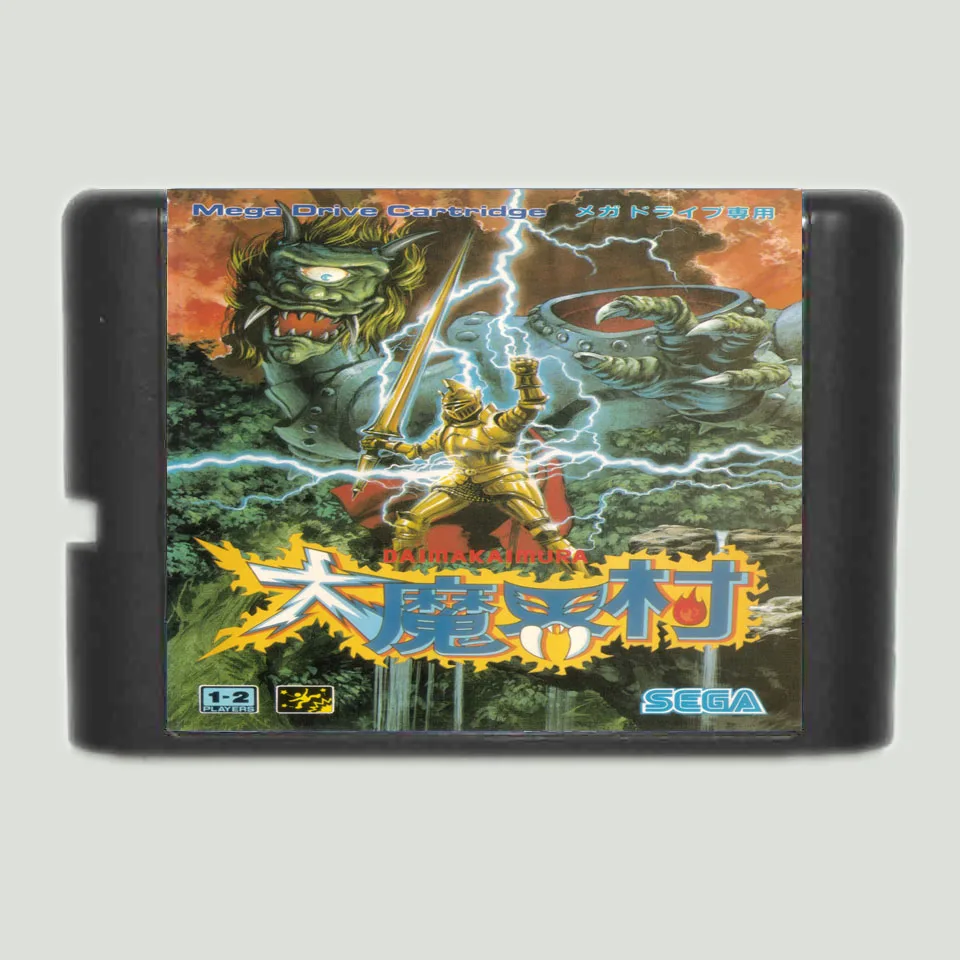 Daimakaaimura 16 бит MD игровая карта для sega Mega Drive для Genesis