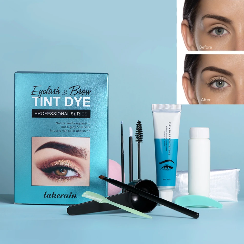 1Set Lash Tint Kit Eyelashes Dye 6 Week Long Lasting Lash Tinting Look