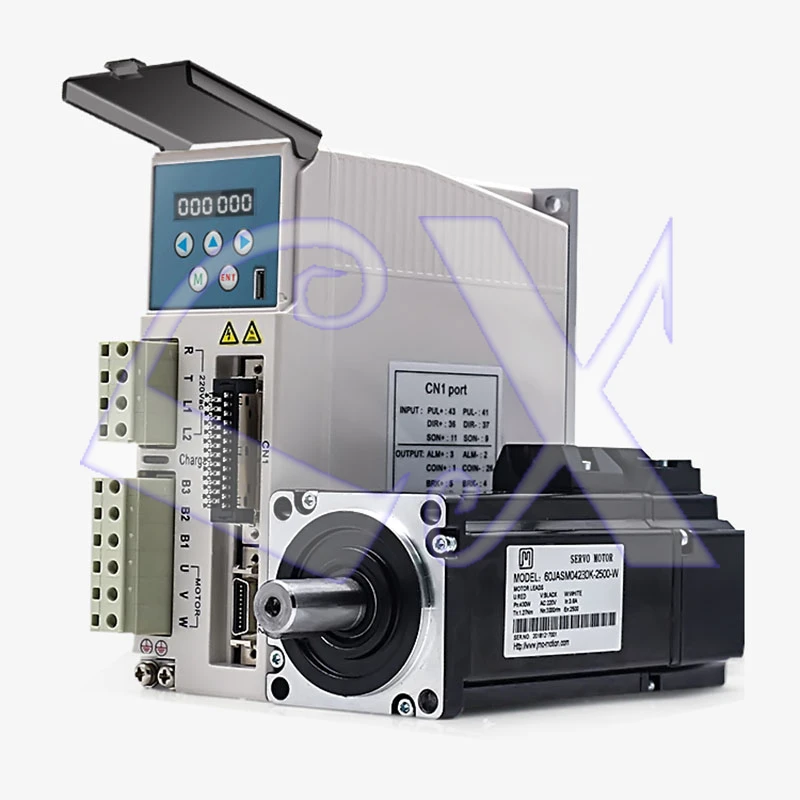 JMC 400 Вт AC Серводвигатель drive kit с тормозом 17bit 3000 об/мин 1.27NM 60 мм AC220V 60JASM504230K-17BCD-SC +