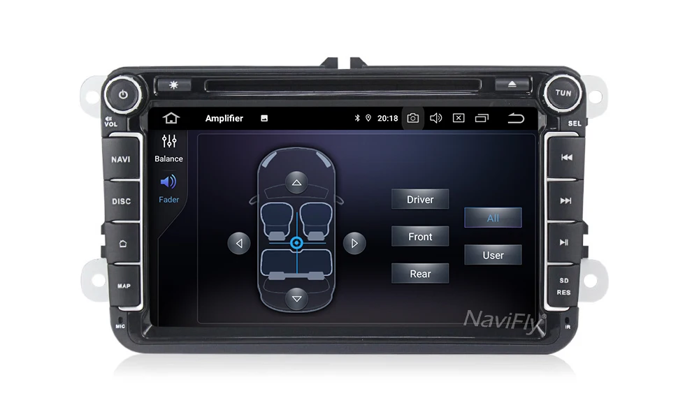 Clearance NaviFly IPS Screen DSP Android 9.0 Car Multimedia GPS Navigation For Skoda Seat Volkswagen VW Passat b7 POLO GOLF 5 6 Wifi Radio 17