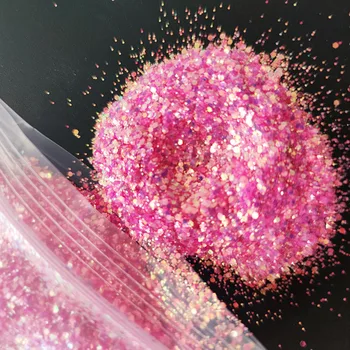 

50g/bag Colorful Mix Mermaid Glitter Powder Iridescent Flakes Colorful Mixed Nail Art Holographic Sparkly Nail Powder 12colors