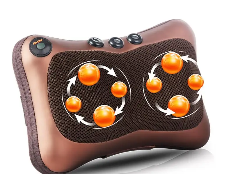Massage Pillow Electric Neck Massager Multifunctional Shoulder Infrared Heating Magnetic Therapy Massage Relaxation Massage
