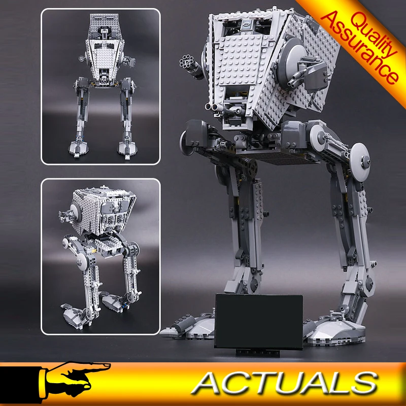 Звездные строительные блоки конечный коллекционер AT ST войны кирпичи обучающая