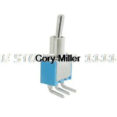 

5pcs AC 250V 2A on-on 2 Way 1P2T SPDT Solder 3 Terminals PCB Mount Toggle Switch