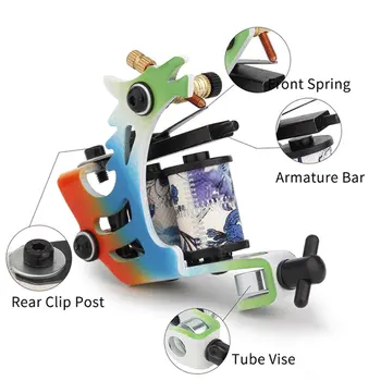 

Tattoo Equipment Tattoo Punching Machine Set Student Single And Double Machine Set Beauty Makeup Tattoo
