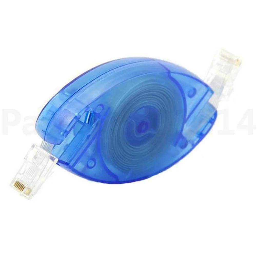 

Мини Портативный 2,55 м выдвижной 8 Pin RJ45 M-M Cat5 Ethernet сетевой кабель