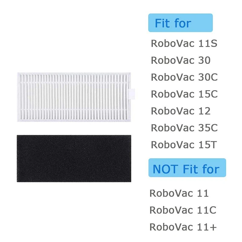 Eufy 11S фильтр Замена с RoboVac 30 Фильтр Пылесос аксессуары для Robovac 30 Robovac 30C Robovac 15C серии