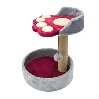 

H1 Cat Climbing Frame Scratch Board Tree Column Funny Bar Play Toy Supplies Scratching Post Supply