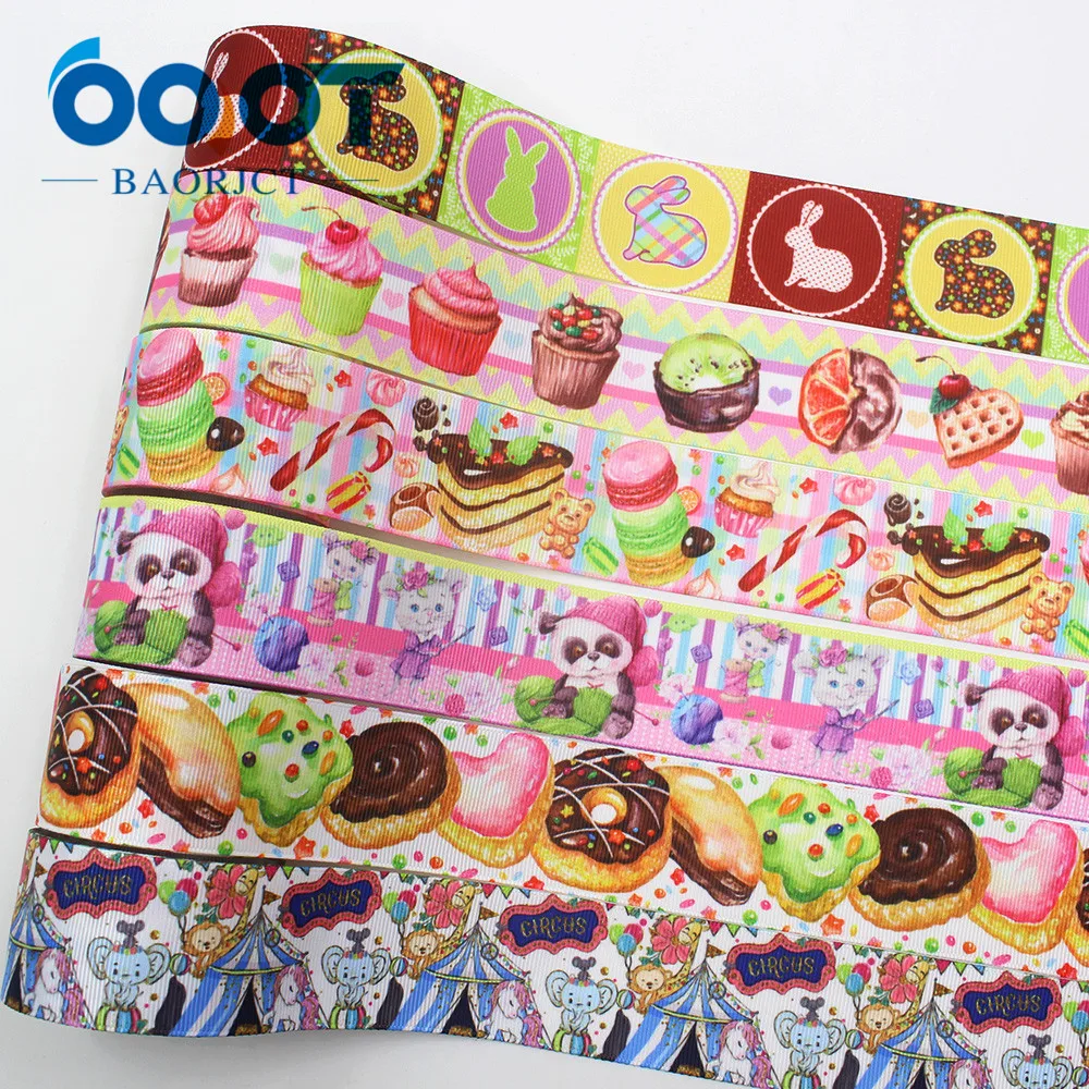 OOOT BAORJCT I-191211-2677 10 ярдов 38 мм мультфильм термотрансферные печатные корсажные ленты