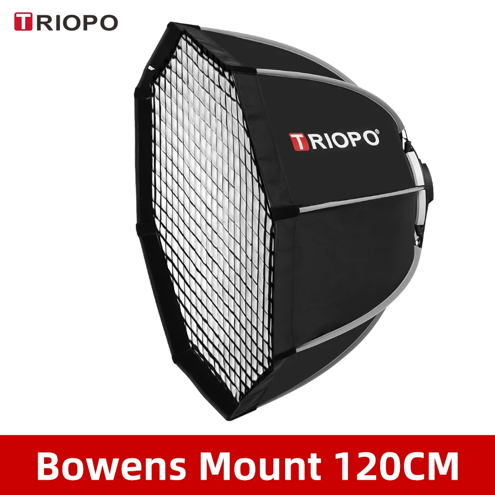 Зонт-софтбокс Triopo K120 для фотостудии восьмиугольный 120 см | Электроника