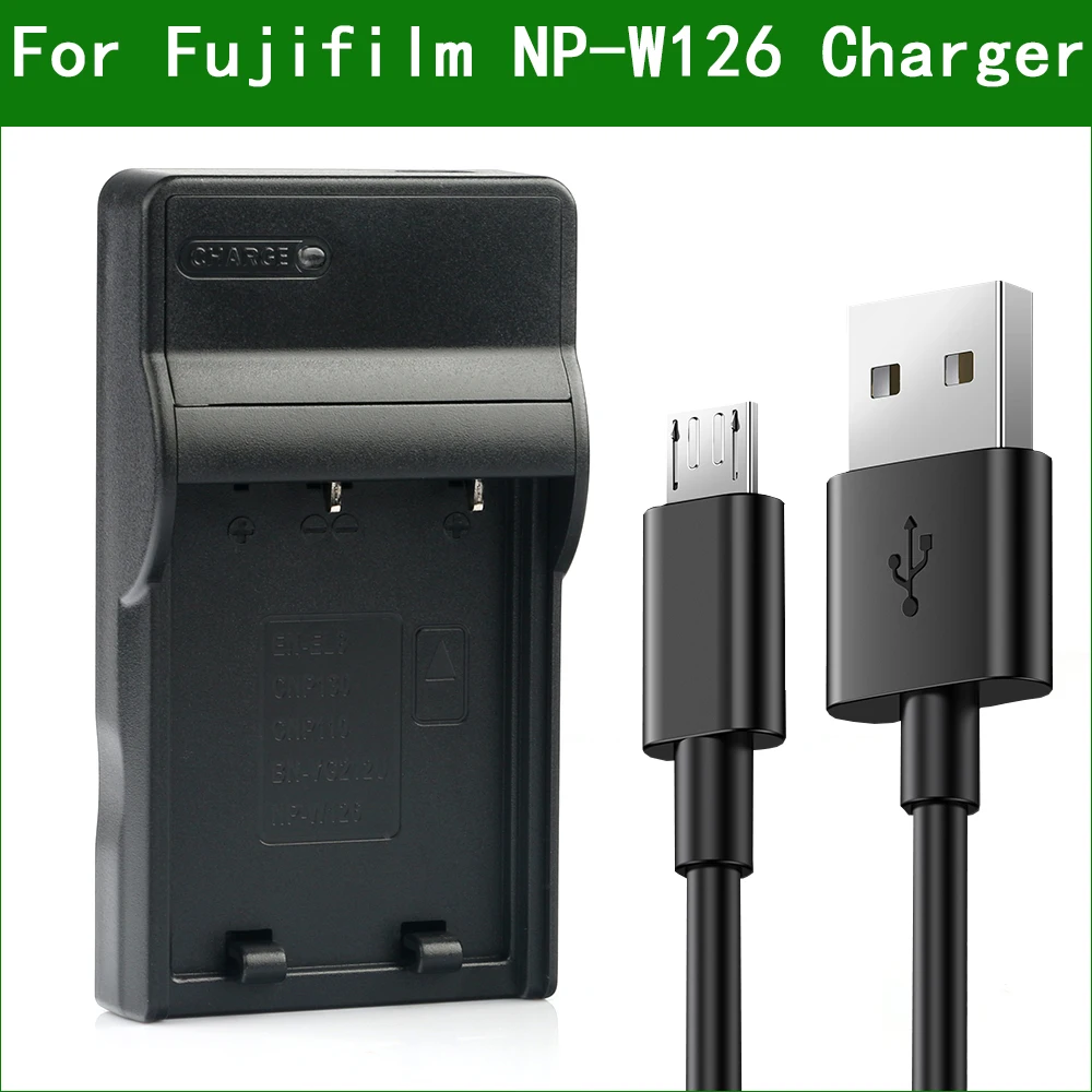NP-W126 NP-W126S NP W126 Батарея Зарядное устройство для ЖК-дисплея с подсветкой Fujifilm BC-W126