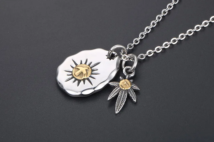 商务男金顶飞鹰吊坠 钛钢项链手链吊坠 (22)