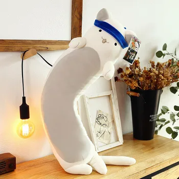 

Phofitel Long Stretched Noodles Cat's Plush Toy Pillow Japanese Cartoon Cat Pillow Press Machine Doll Custom Gift