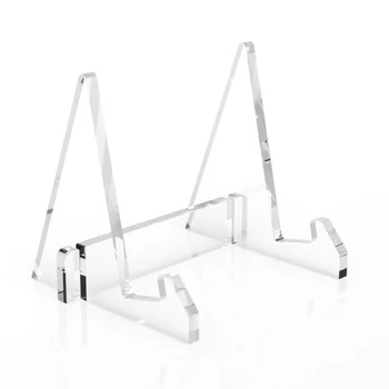 

Universal Compatible For Tablet PC iPad Stand Holder Book Transparent Clear lightweight Acrylic Desktop Tablet Stands Holders