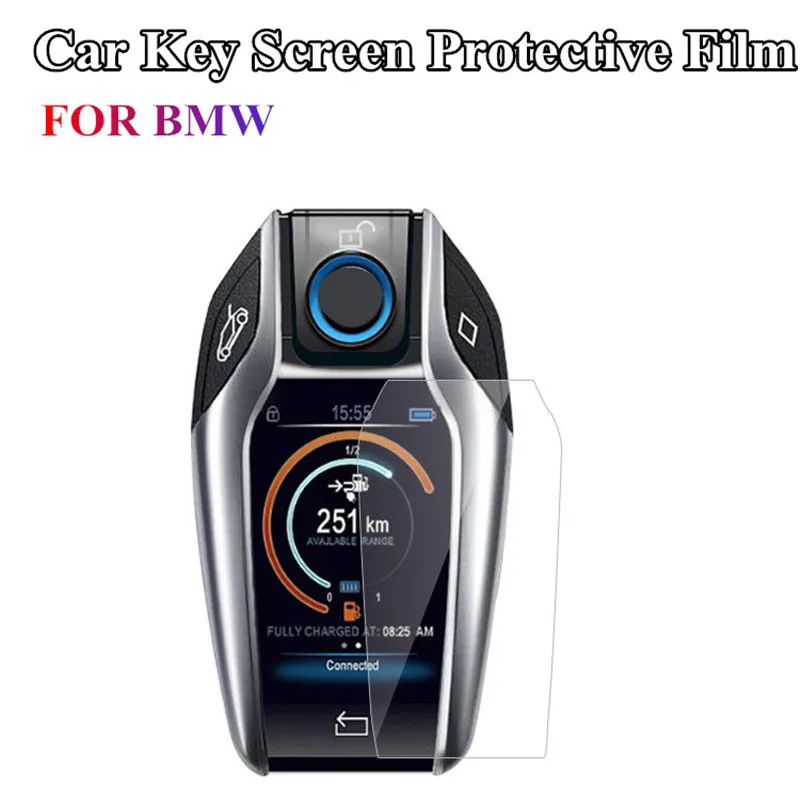 Touchscreen Display Key Digital Key HD Screen Protective Film Anti-scratch Waterproof Film For BMW X3 X4 X5 I8 730li 740li 5/6/7 car key film