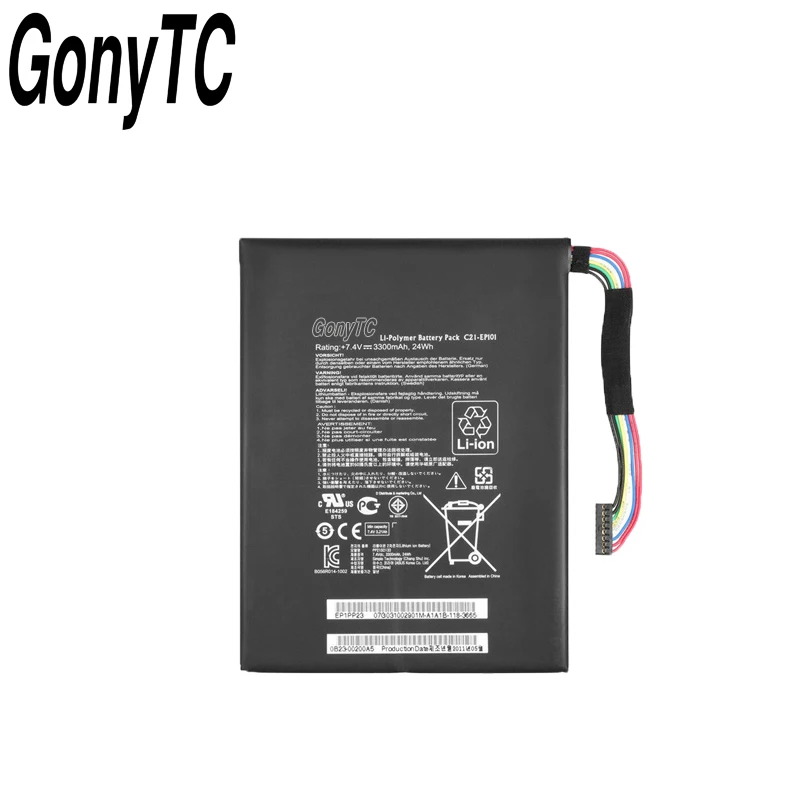 GONYTC C21-EP101 планшет батарея для ASUS Eee Pad трансформатор TF101 TR101 7,4 V 3300MAH 24WH