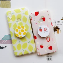 New Fashion Fruit Case For Xiaomi Redmi note 7 6 5 pro case Back TPU Cover for xiaomi redmi 7 5 plus note 5 6 7 pro Cases holder