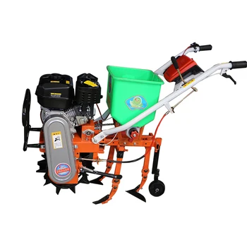 Multi-function one-wheel pastoral management tillage machine, fertilizing and trenching machine soil cultivation orchard weeding agricultural wastes as soil amendments for cowpea cultivation