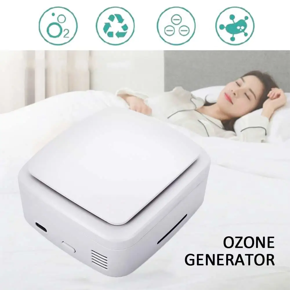 

Ozone Generator Timing Built-In Lithium Battery Disinfection Machine Antibacterial Ionizer Home Portable Ozone Disinfection