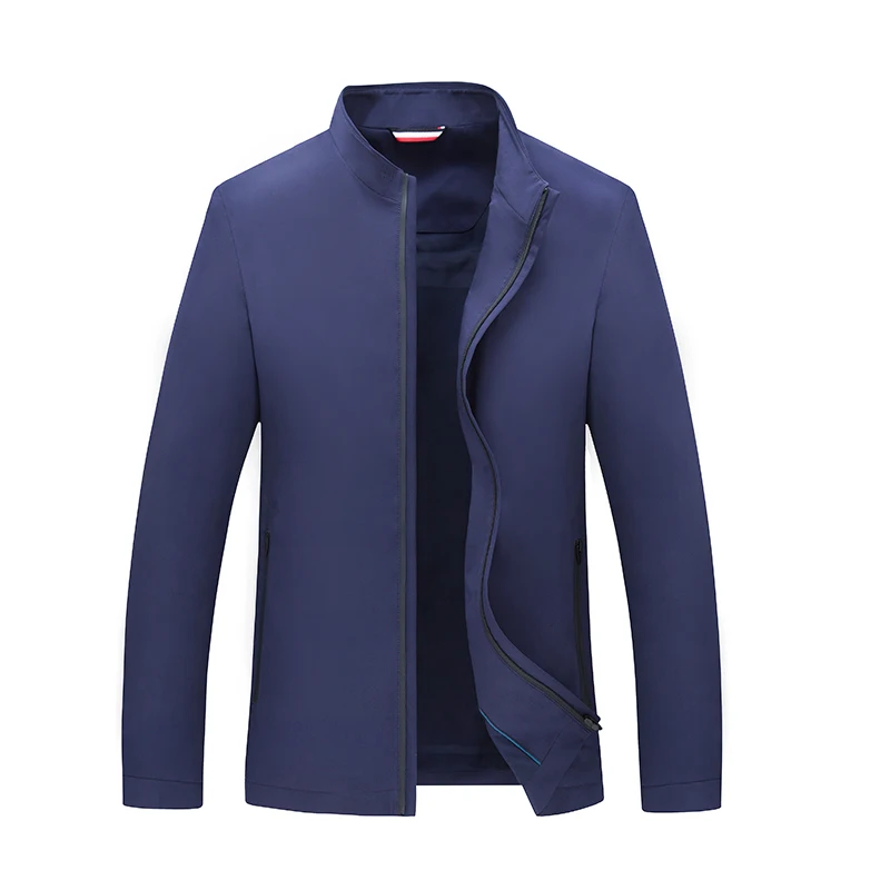 

Middle-aged jacket thin coat 2019 new stand collar men's spring and autumn jacket sweater dad spring and autumn JG 9028