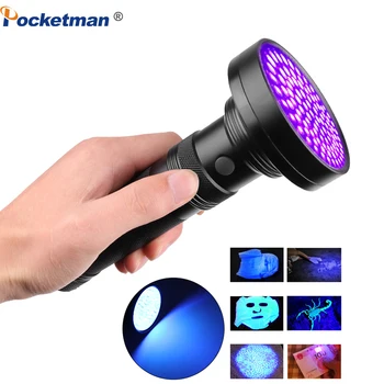 

UV Flashlight 100LED 21LED 12LED LED Blacklight Pet Urine Detector For Dog/Cat Money Urine,Dry Stains,Bed Bug Catch Scorpions
