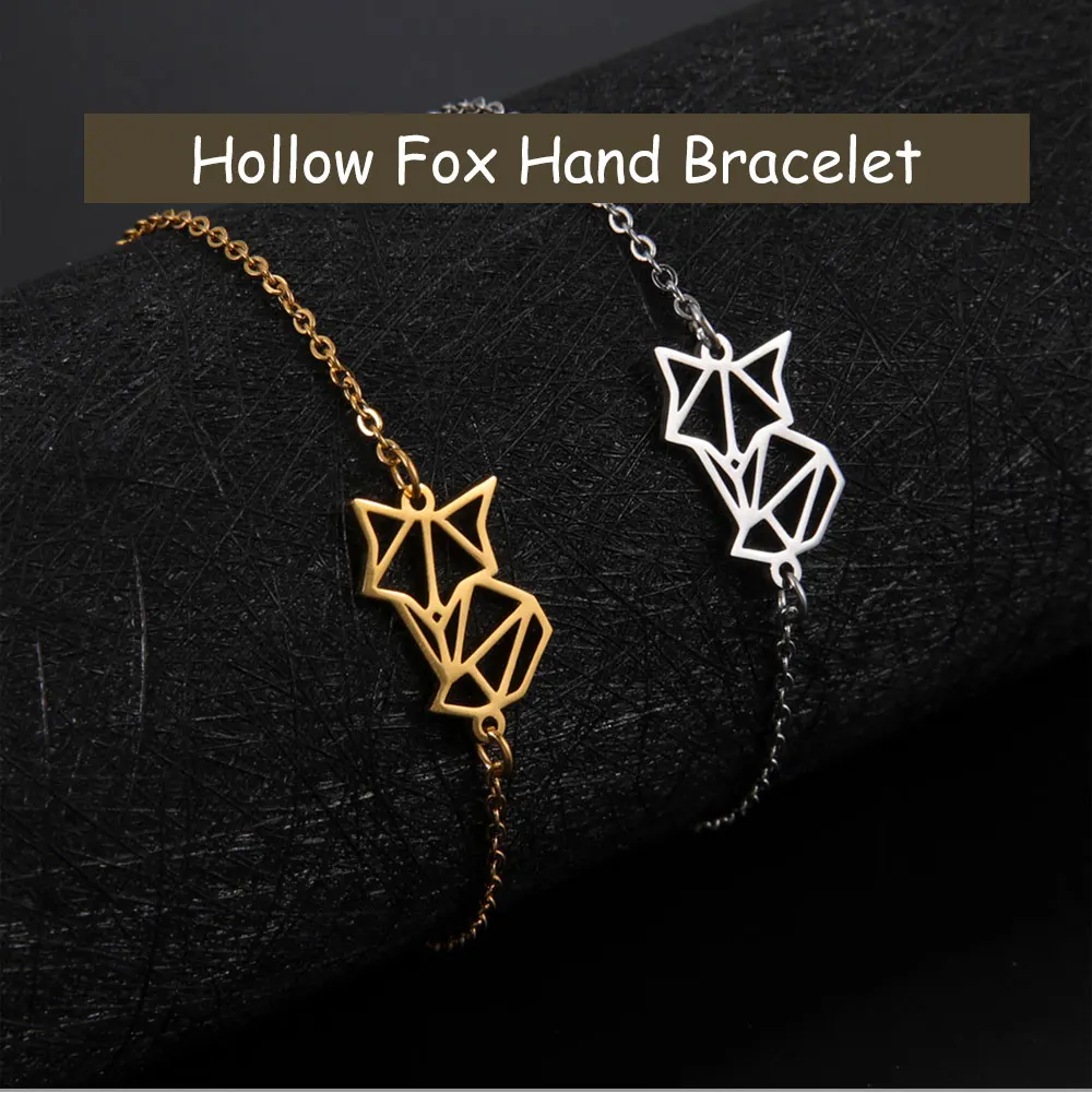 Cazador Tier Fuchs Hand Armbänder für Frauen Party Geburtstag Geschenk Charm Armband Edelstahl Schmuck 2026 Großhandel Trendy – Detail 6