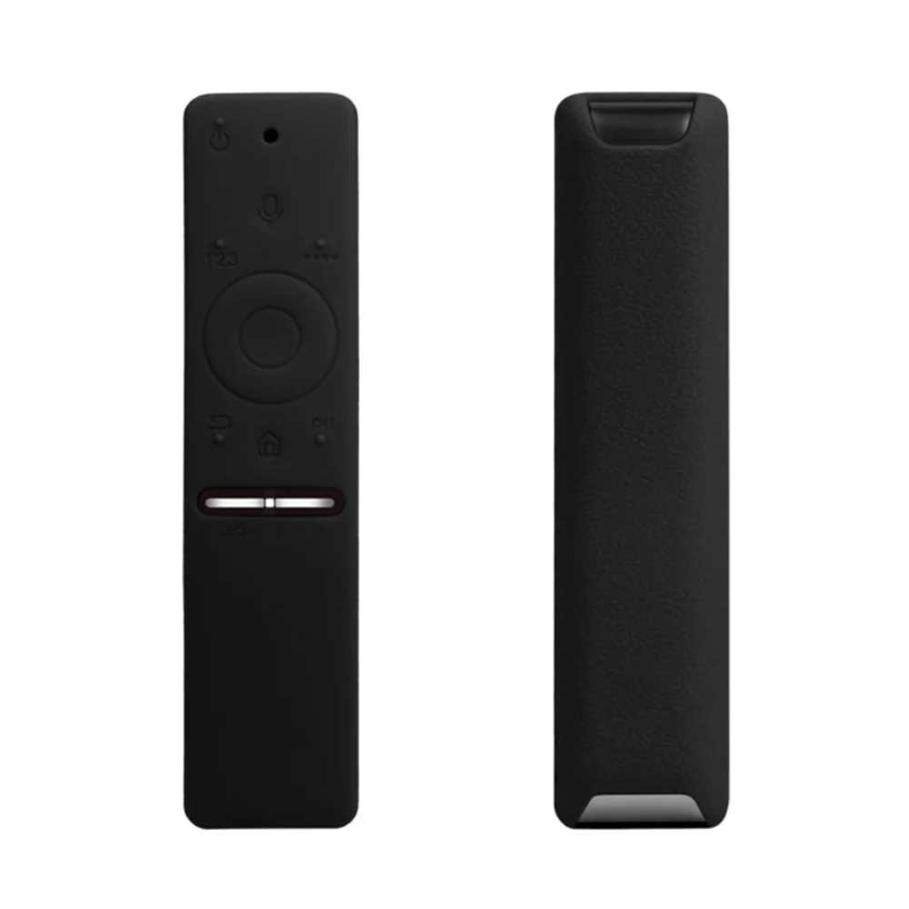 Чехлы для LG/SAMSUNG AN-MR650 Magic с пультом дистанционного управления SIKAI Smart OLED tv защитные силиконовые чехлы противоударные моющиеся - Цвет: Black For Samsung