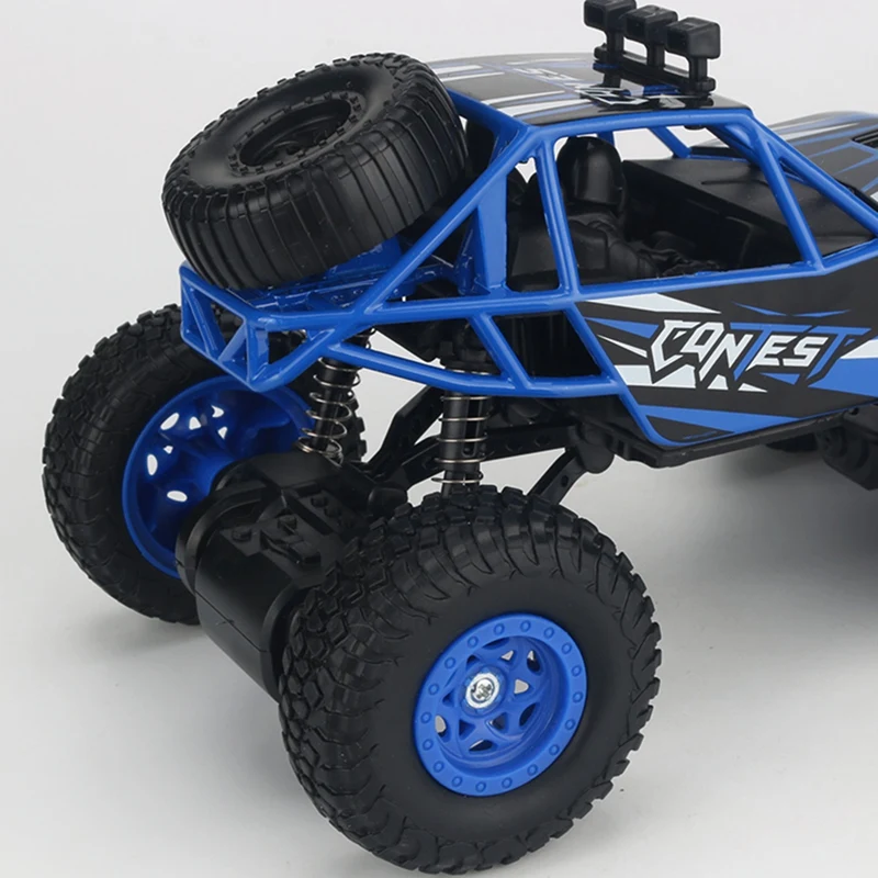 Горячая-Rc автомобиль 4Wd 2,4 Ghz скалолазание автомобиль Bigfoot модель дистанционного управления Внедорожник игрушка, синий