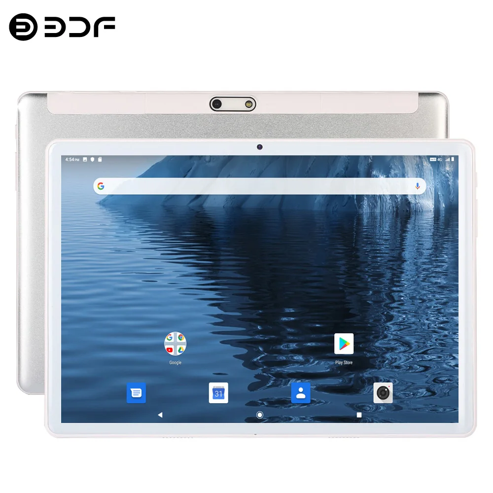 Tableta PC de 10.1 con Android 9.0, procesador Octa Core, Google Play, llamadas telefónicas LTE 3G y 4G, con GPS, wifi y Bluetooth, cristal templado de 10, nueva