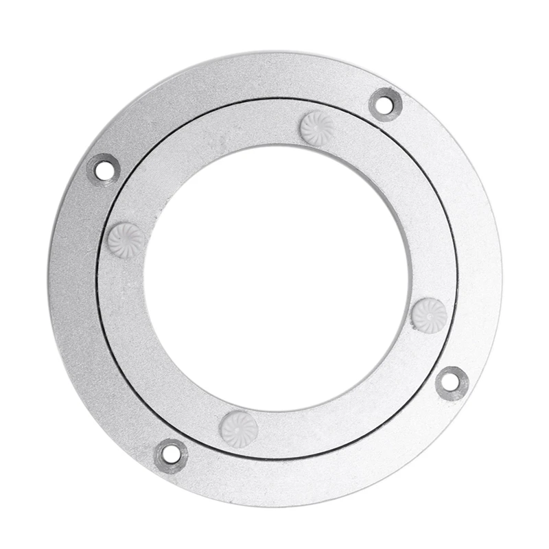 

Aluminium Alloy Rotating Bearing Turntable Round Dining Table Smooth Swivel Plate (140mm)
