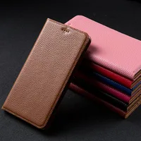 Case for Oukitel K7 Pro Litchi Genuine Leather Flip Stand Leather Cover for Oukitel K7 K9 K12 Phone cases