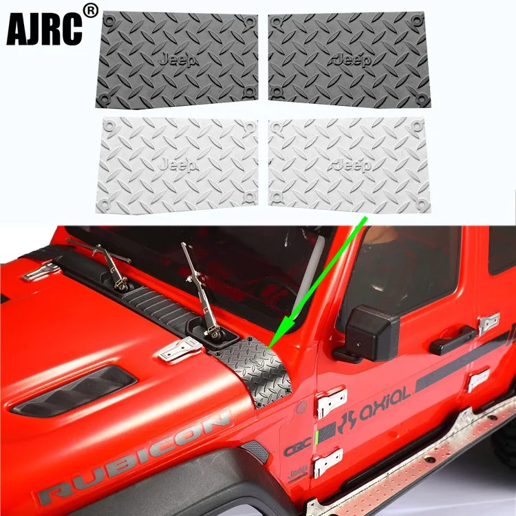 Осевая SCX10 III JEEP Wrangler декоративная пластина для капота jeep A-pillar beam боковая угловая